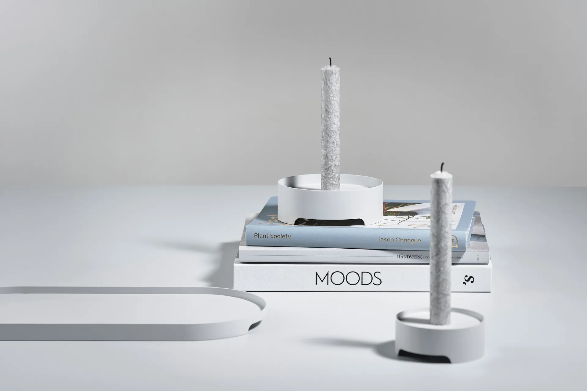 Singles kandelaar Ø9 cm, Warm Grey Zone Denmark