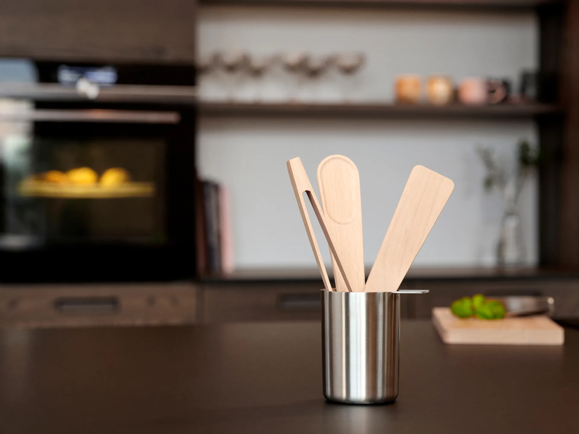 Singles keukengerei set 4-delig, Staal Zone Denmark