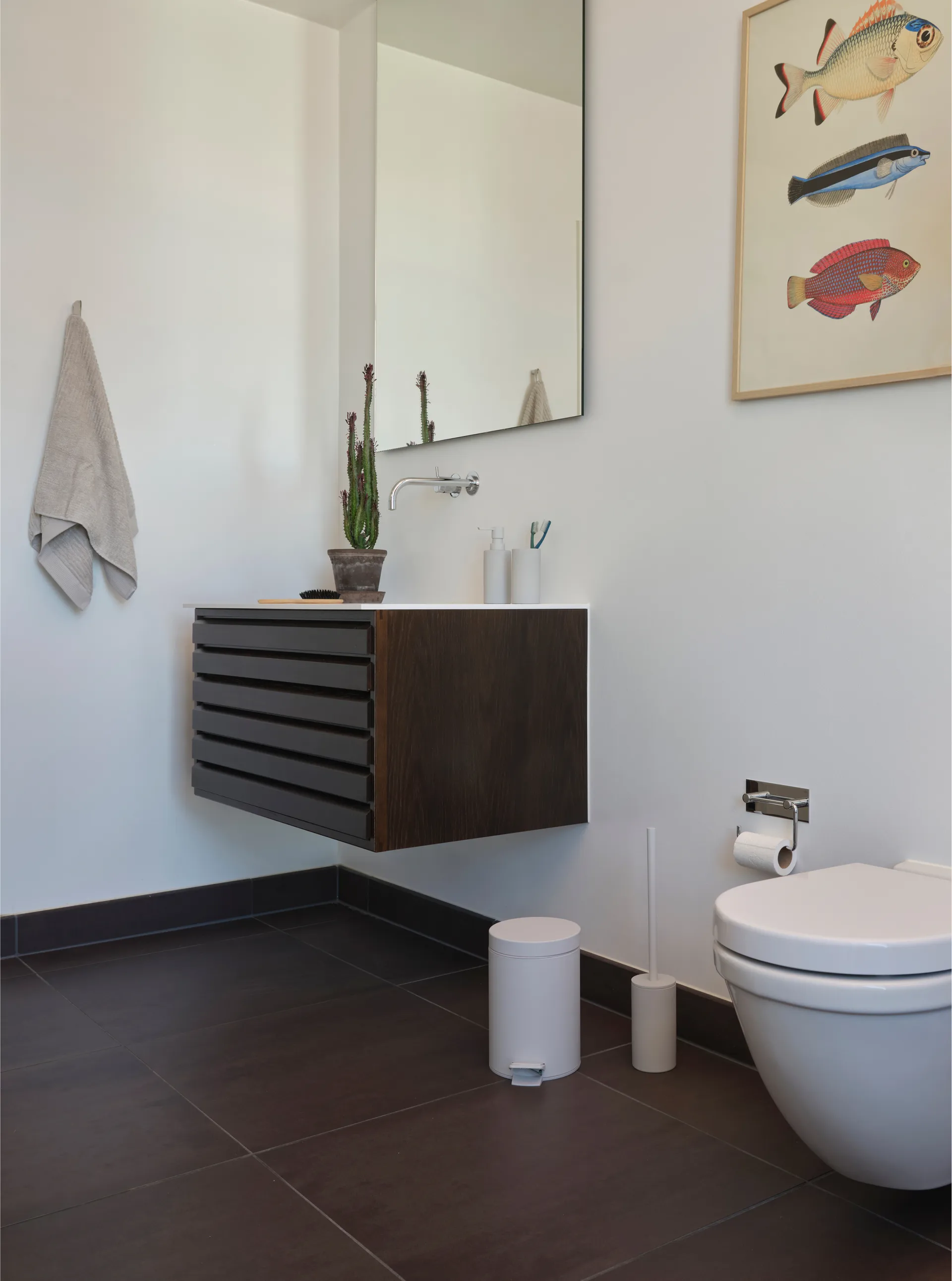Solo toiletborstel, Soft Grey Zone Denmark