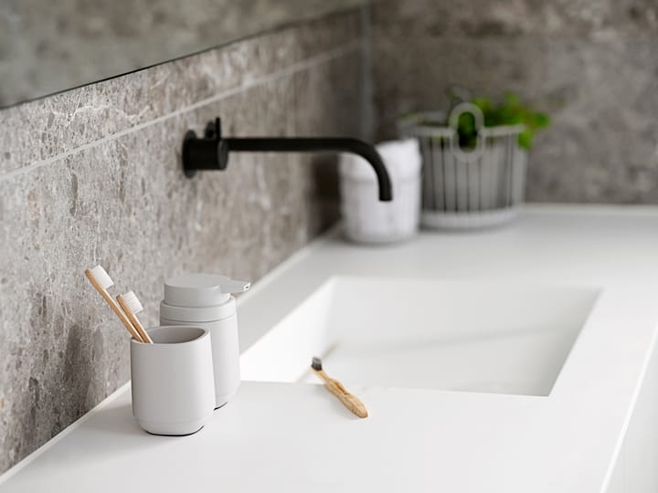 Time tandenborstelbeker 9,8 cm, Soft grey Zone Denmark