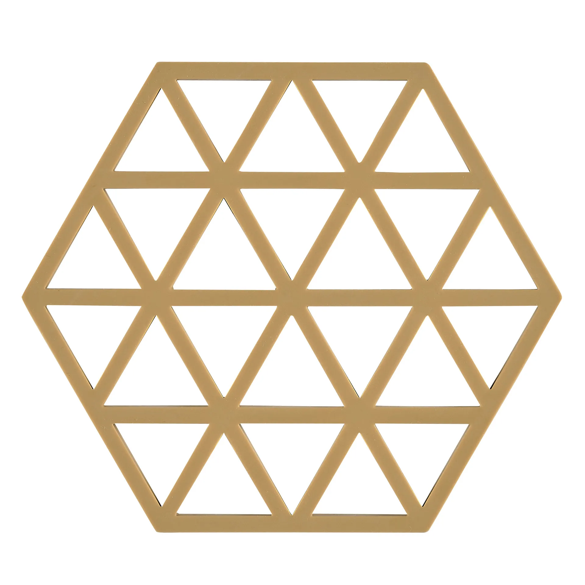 Triangles pannenonderzetter 14x16 cm, Khaki Zone Denmark