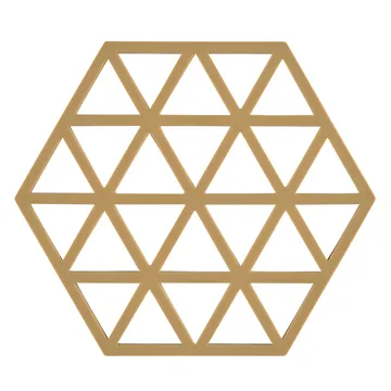 Triangles pannenonderzetter 14x16 cm - Khaki - Zone Denmark