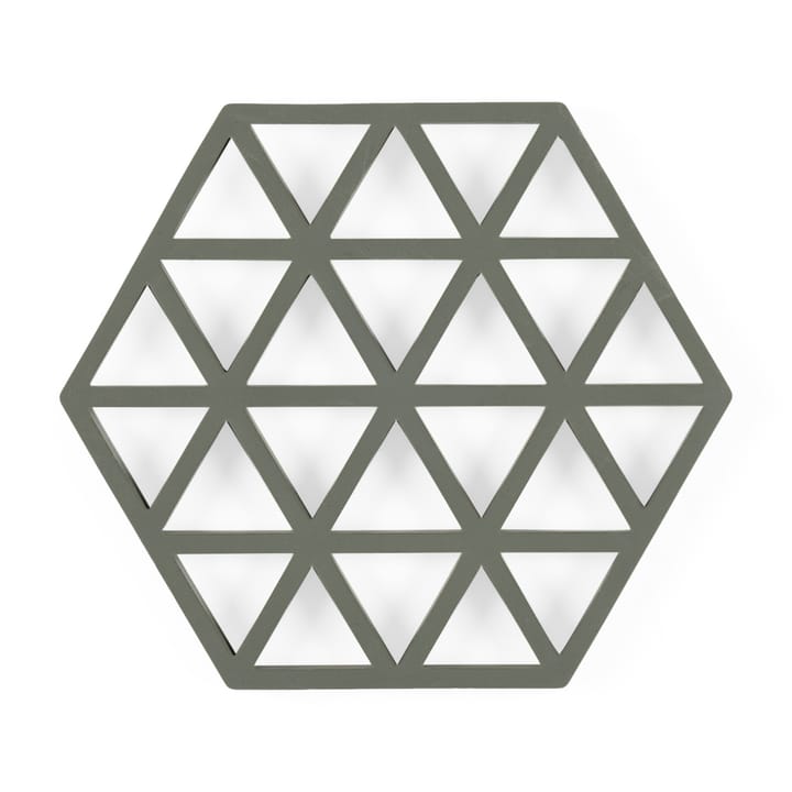 Triangles pannenonderzetter 14x16 cm - Olive Taupe - Zone Denmark