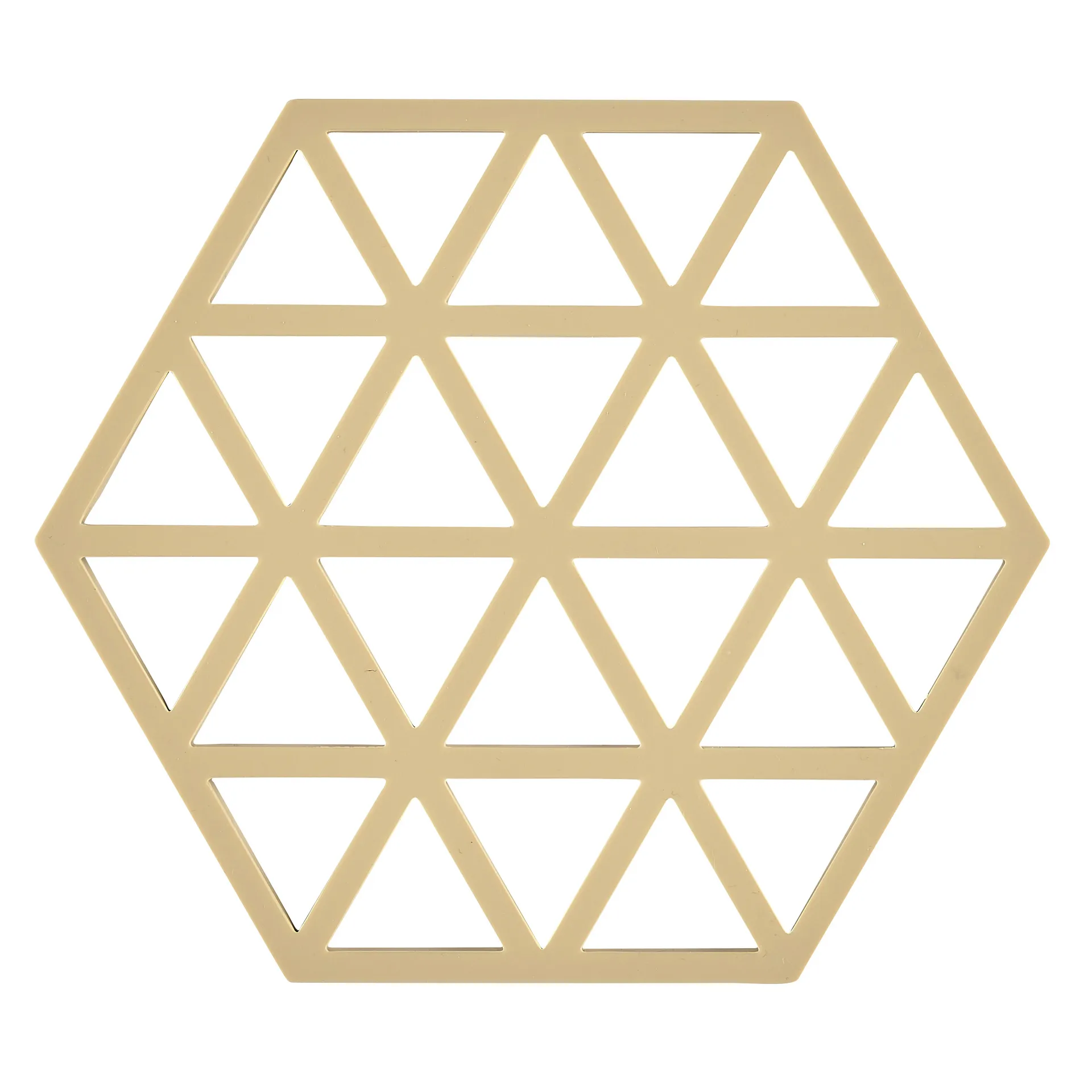 Triangles pannenonderzetter 14x16 cm, Warm sand Zone Denmark