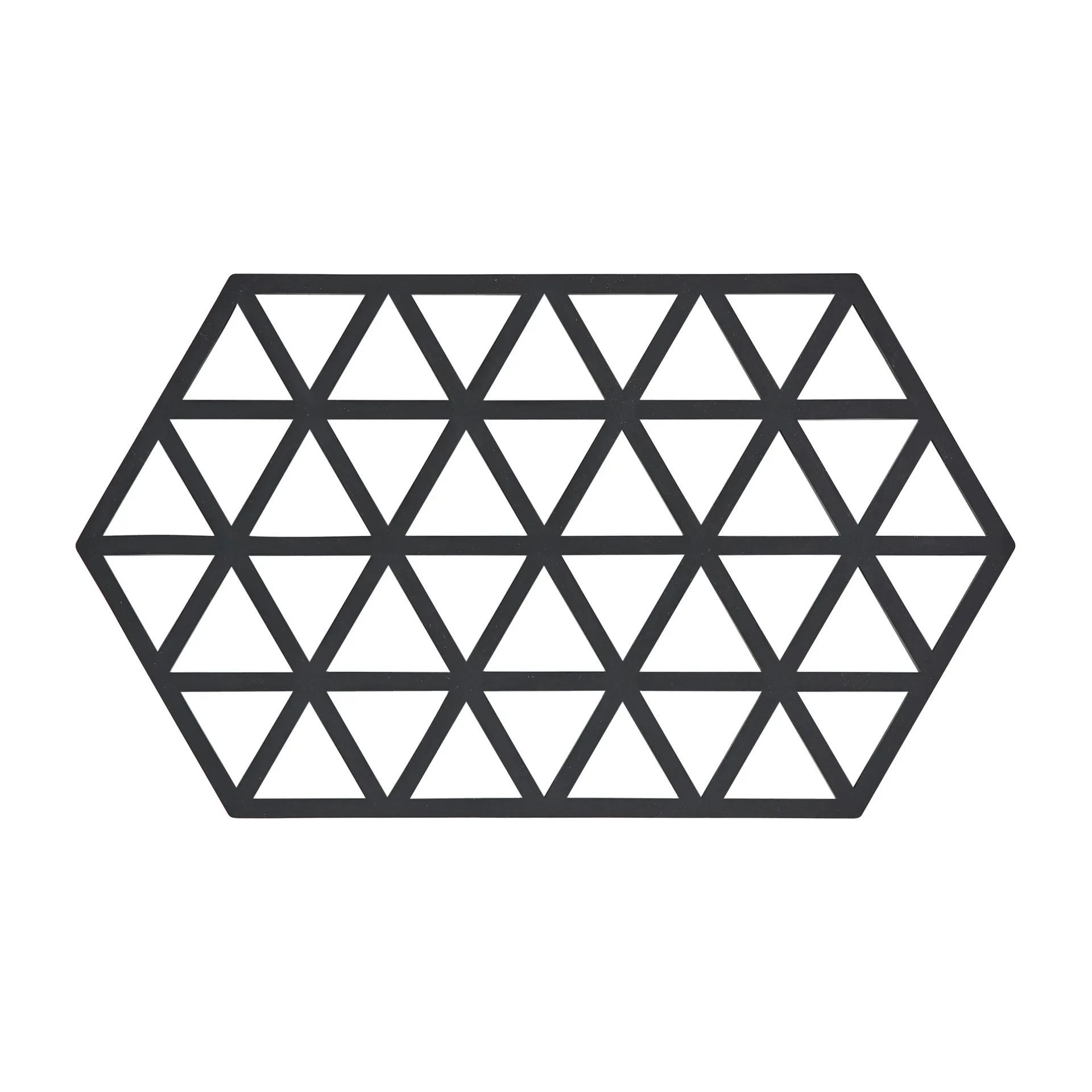 Triangles pannenonderzetter 14x24 cm, Black Zone Denmark