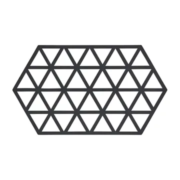 Triangles pannenonderzetter 14x24 cm - Black - Zone Denmark