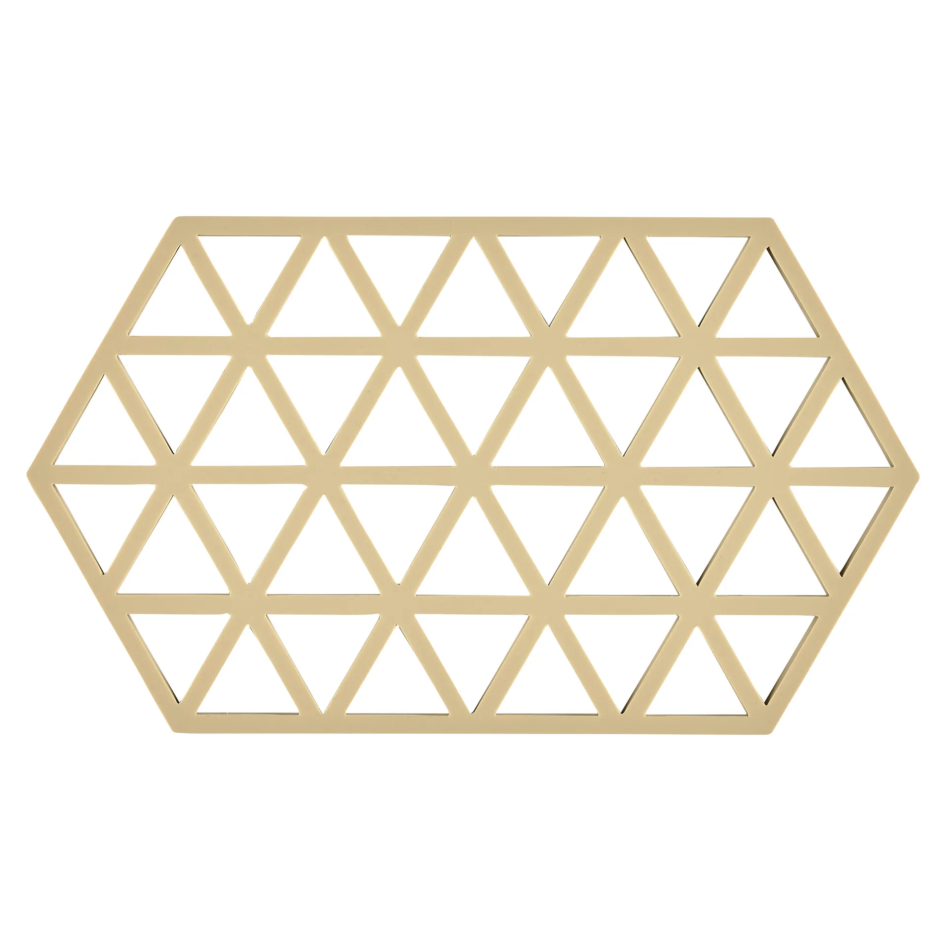Triangles pannenonderzetter 14x24 cm, Warm sand Zone Denmark