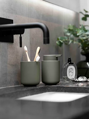 Ume tandenborstelhouder - Olive green - Zone Denmark