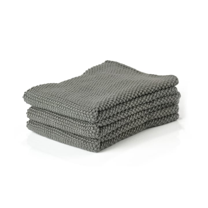 Zone vaatdoekje 3-pack - Olive green - Zone Denmark