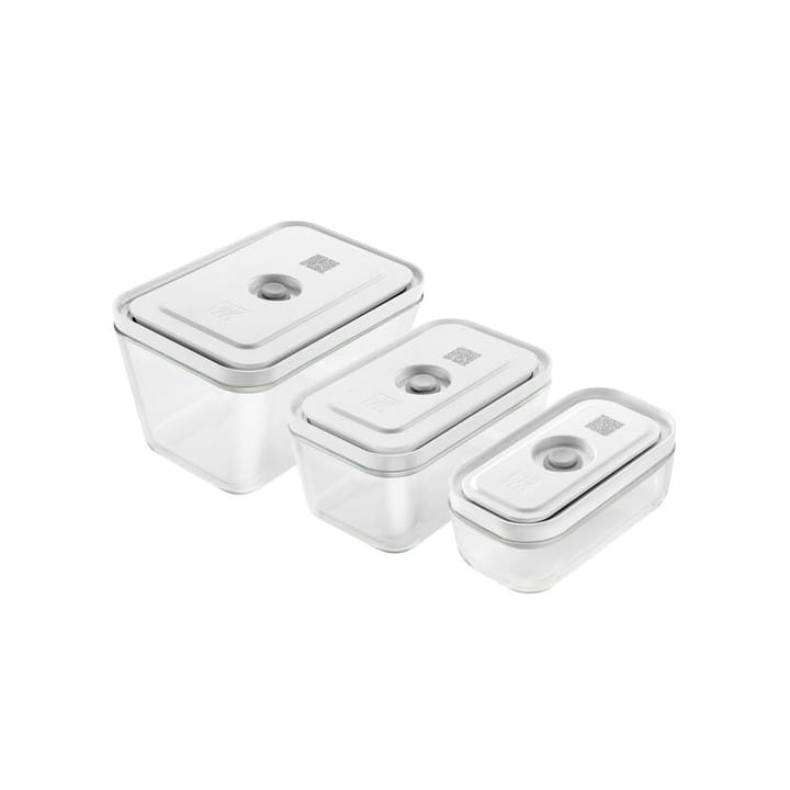 Fresh & save vacuum lunchbox 3-delig - Borosilicaat glas - Zwilling