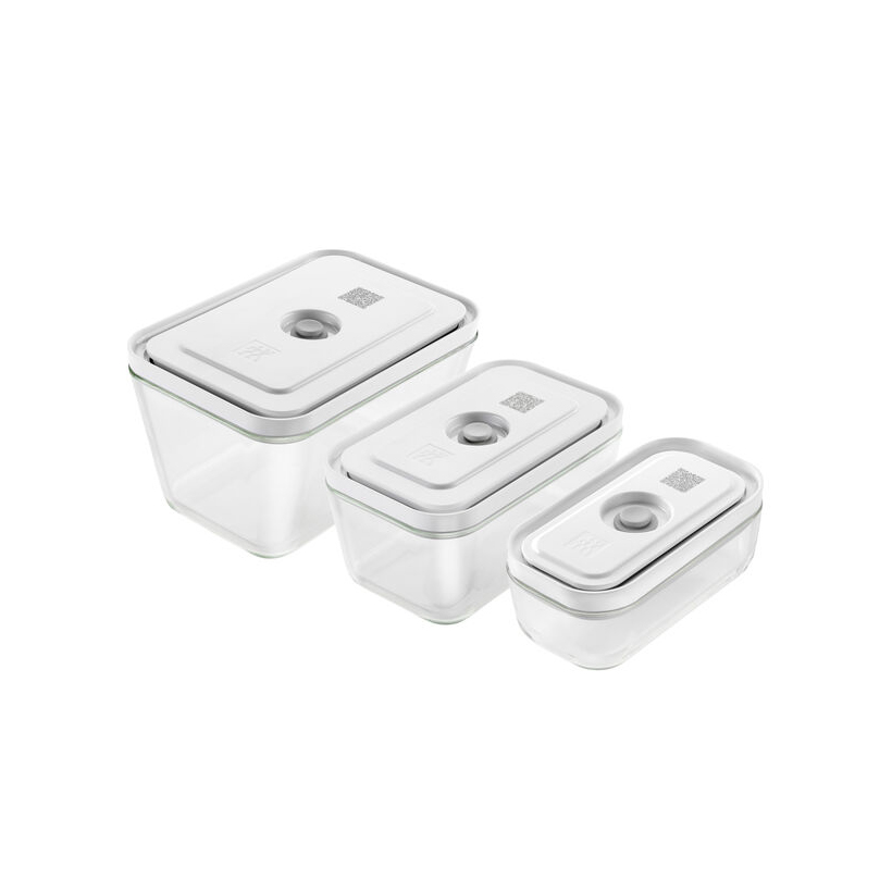 Zwilling Fresh & save vacuum lunchbox 3-delig Borosilicaat glas