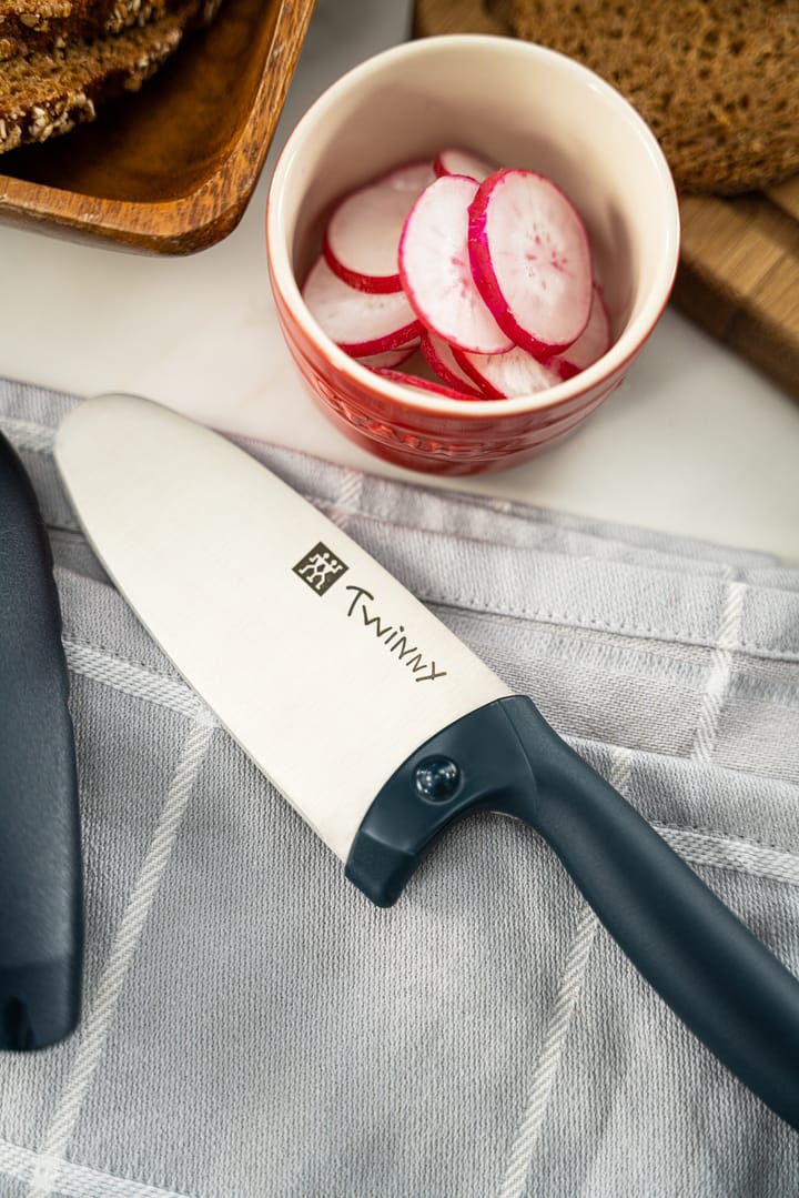 Twinny koksmes 10 cm, Blauw Zwilling