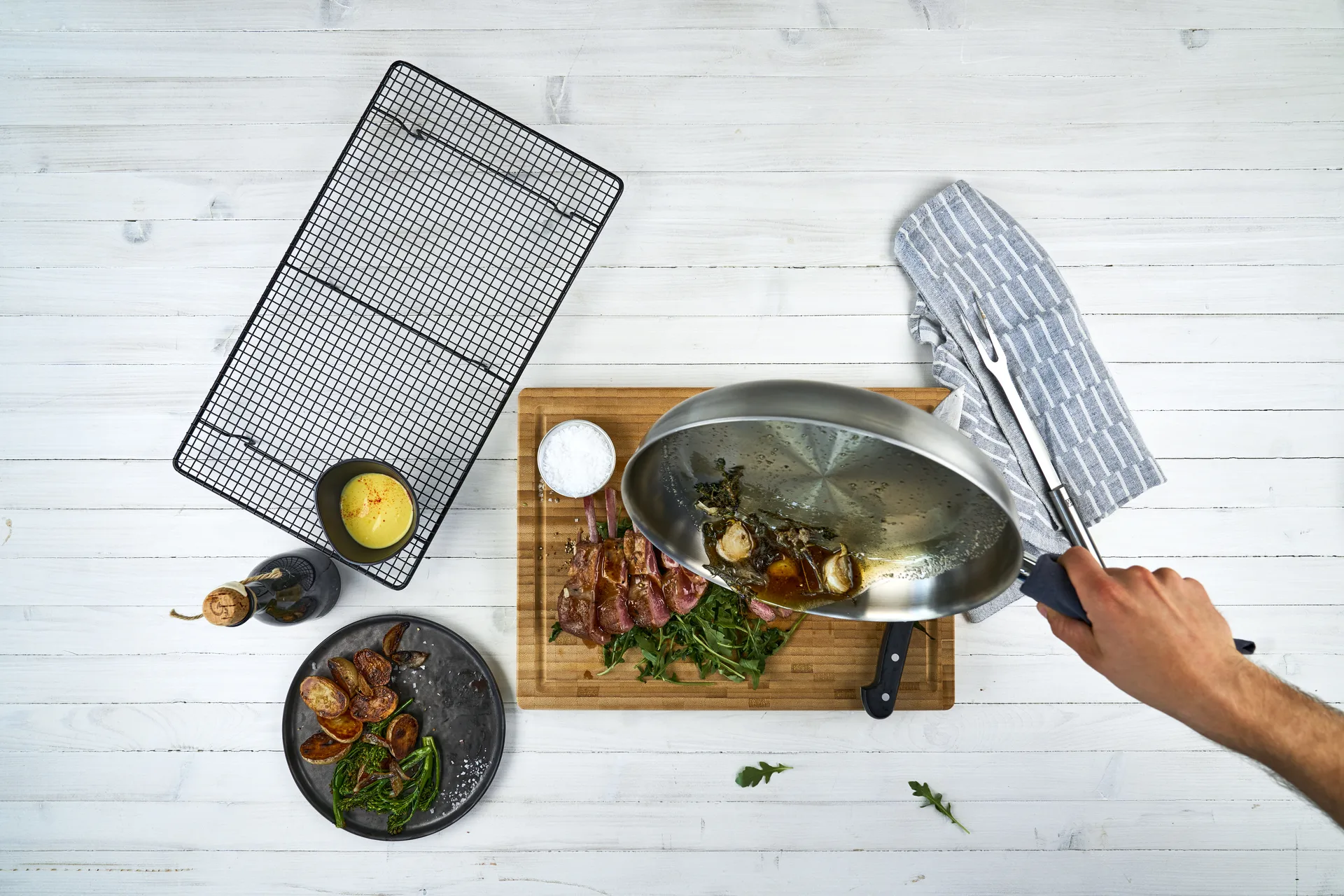 Zwilling bamboe snijplank, Tussen Zwilling