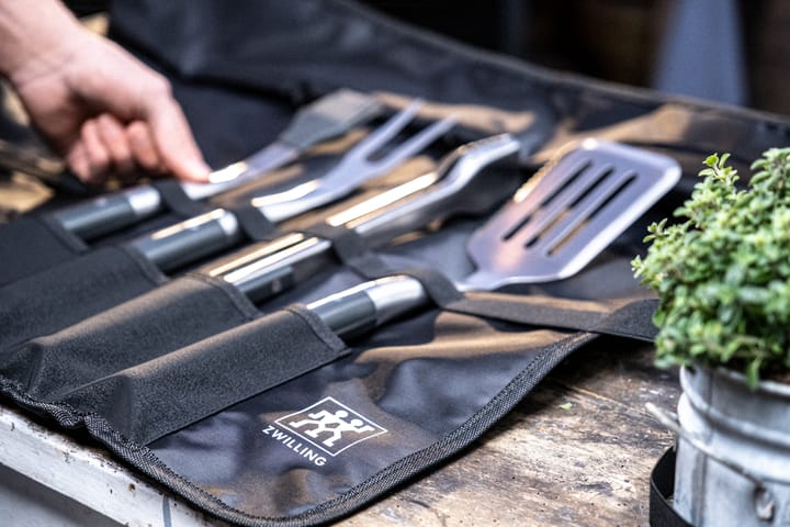 Zwilling BBQ set 5-delig, Zwart-roestvrij staal Zwilling