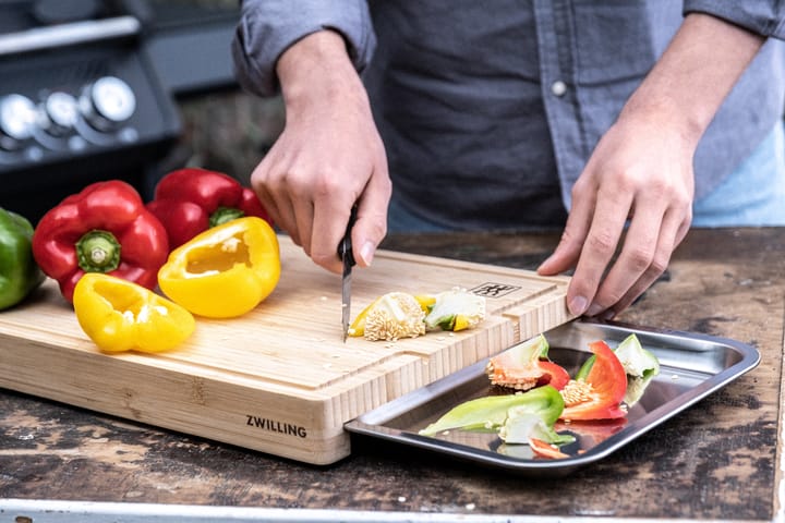 Zwilling BBQ+ snijplank bamboe met opvangbak, 39x30 cm Zwilling