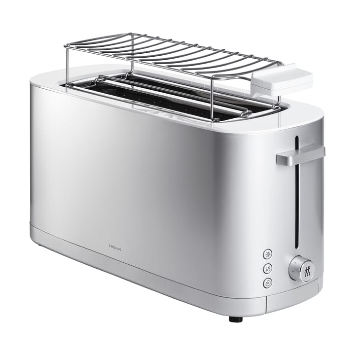 Zwilling Broodrooster met bun warmer - 2 lange sleuven - Zilverkleurig - Zwilling