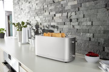 Zwilling Broodrooster met bun warmer - 2 lange sleuven - Zilverkleurig - Zwilling