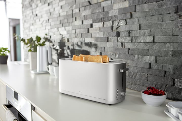 Zwilling Broodrooster met bun warmer - 2 lange sleuven, Zilverkleurig Zwilling