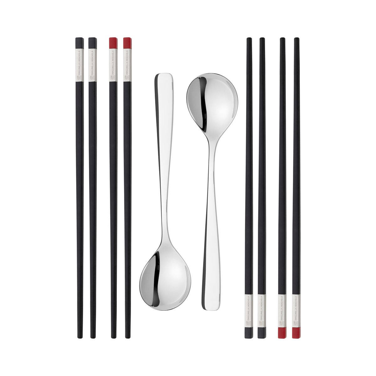 Zwilling Collection eetstokjes 10-delig | Scandinavisch Interieur | Eetstokjes | Zilverkleurig