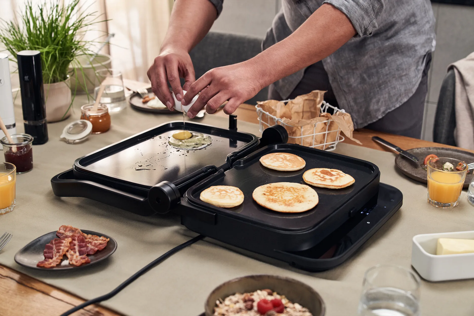 Zwilling Enfinigy bak/teppanyaki plaat 2-pack, Zwart Zwilling