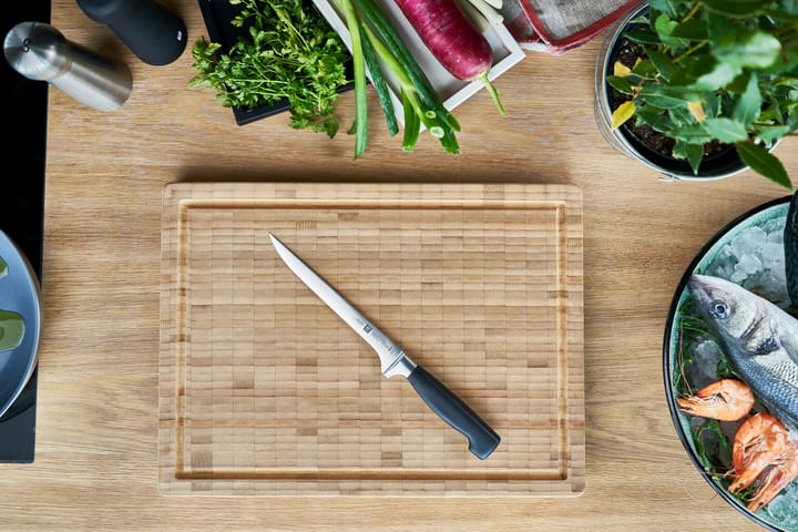 Zwilling Four star fileermes 18 cm, Zwart-roestvrij staal Zwilling