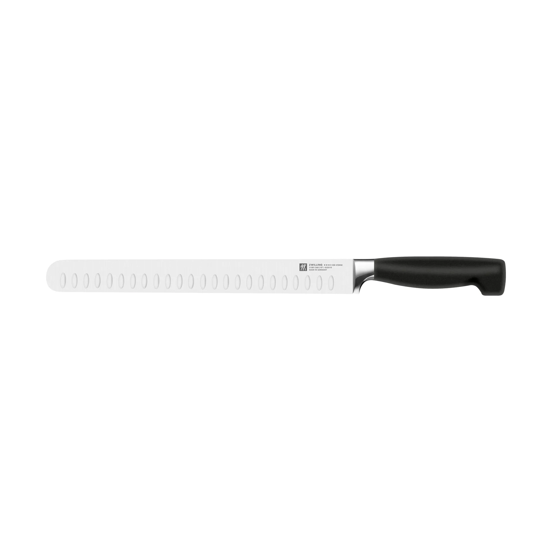 Zwilling Four star fileermes/trancheermes 26 cm, Zwart-roestvrij staal Zwilling