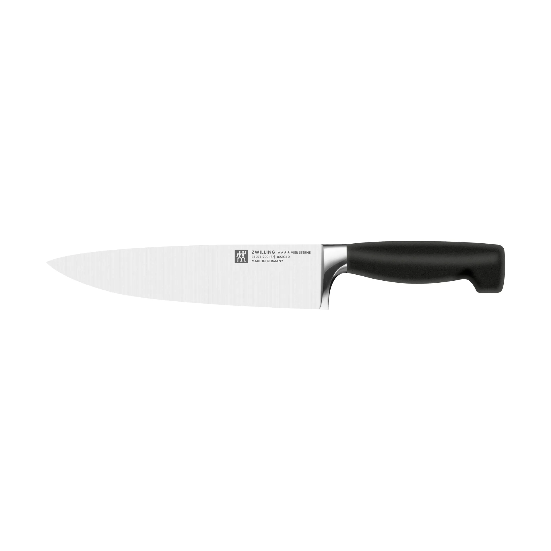 Zwilling Four star koksmes 20 cm, Zwart-roestvrij staal Zwilling