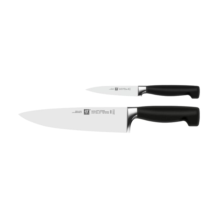 Zwilling Four star messenset 2-delig - Zwart-roestvrij staal - Zwilling