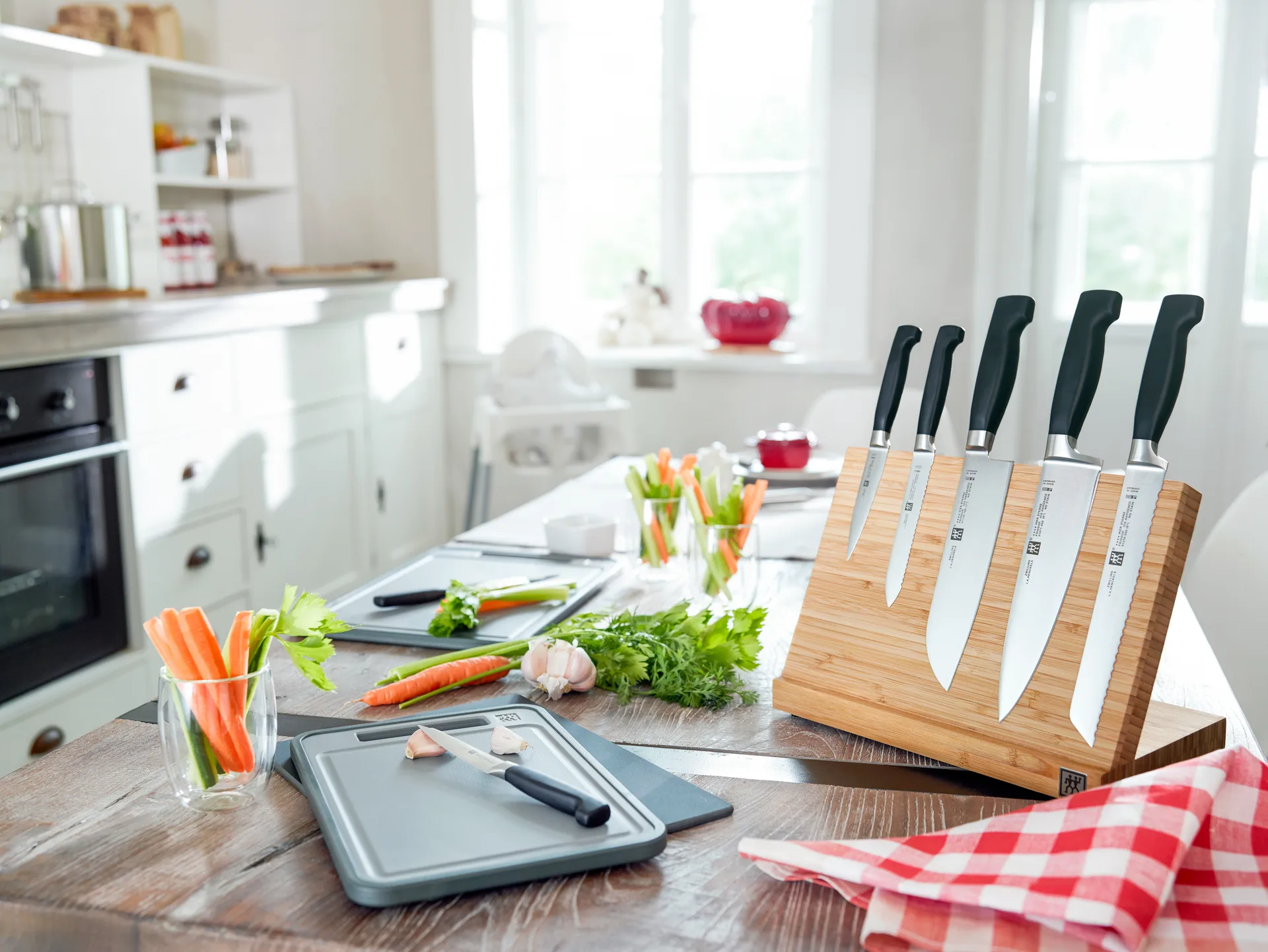 Zwilling Four star messenset 3-delig, Zwart-roestvrij staal Zwilling