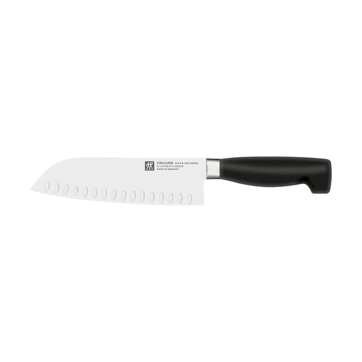 Zwilling Four star santokumes 18 cm - Zwart-roestvrij staal - Zwilling
