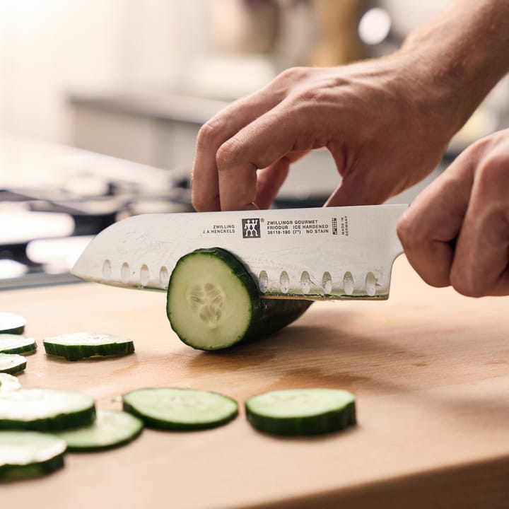 Zwilling Gourmet santokumes 18 cm, Zwart-roestvrij staal Zwilling