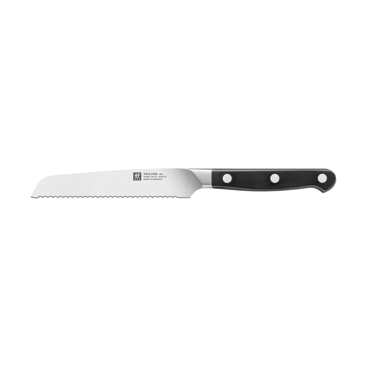 Zwilling Pro gekarteld allroundmes 13 cm - Zwart-roestvrij staal - Zwilling