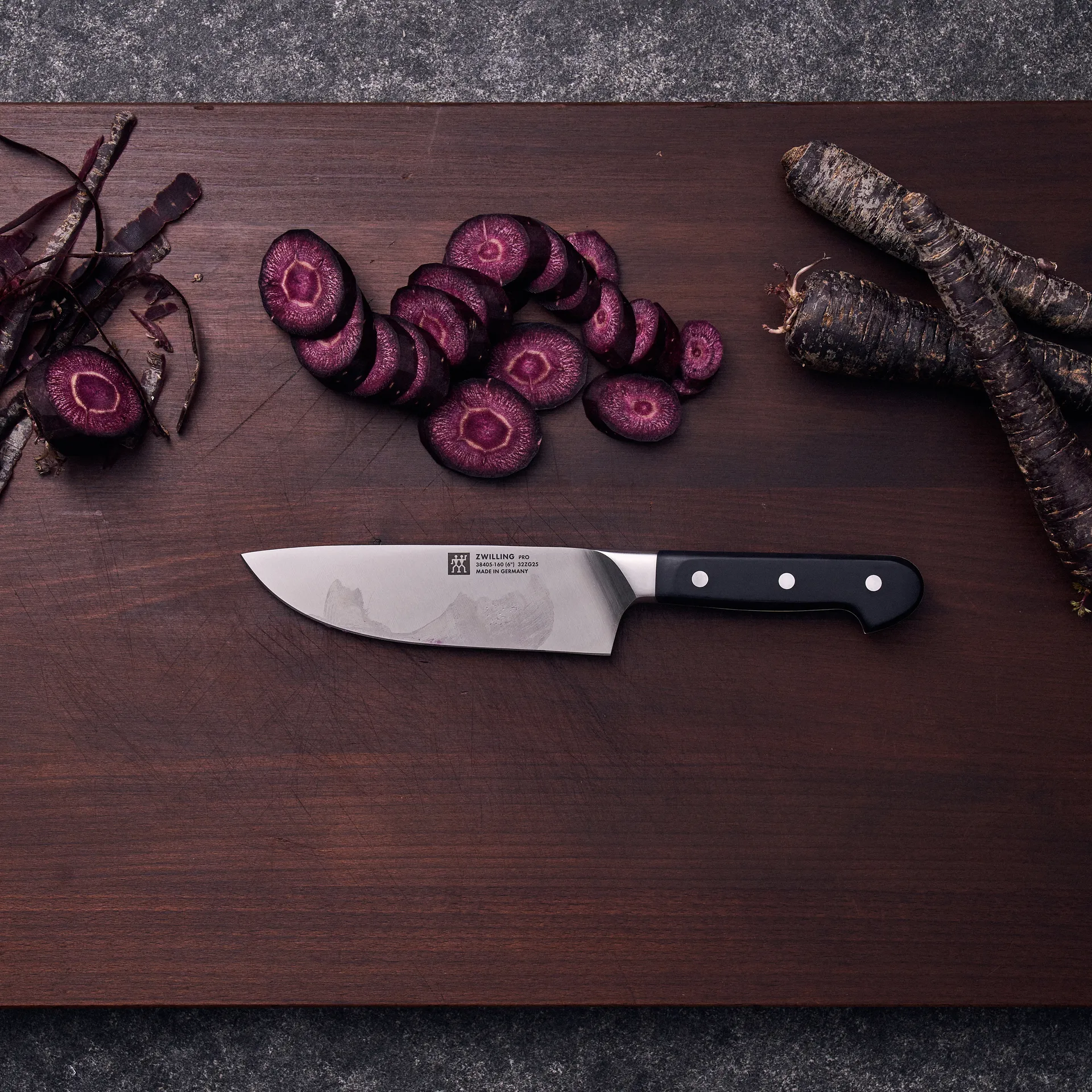 Zwilling Pro koksmes 16 cm, Zwart-roestvrij staal Zwilling