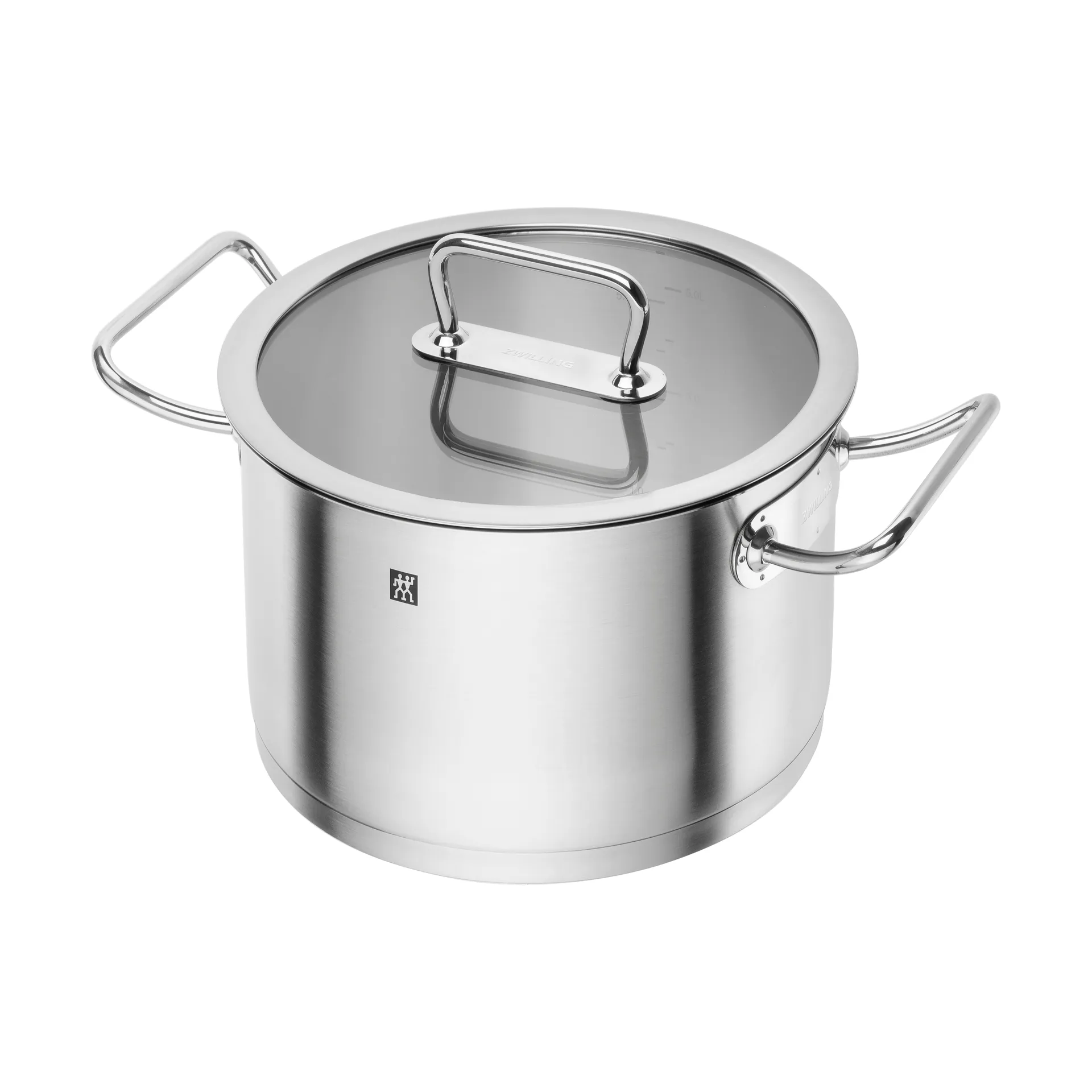 Zwilling pro pan hoog met glasdeksel roestvrij staal, 6,2 L Zwilling