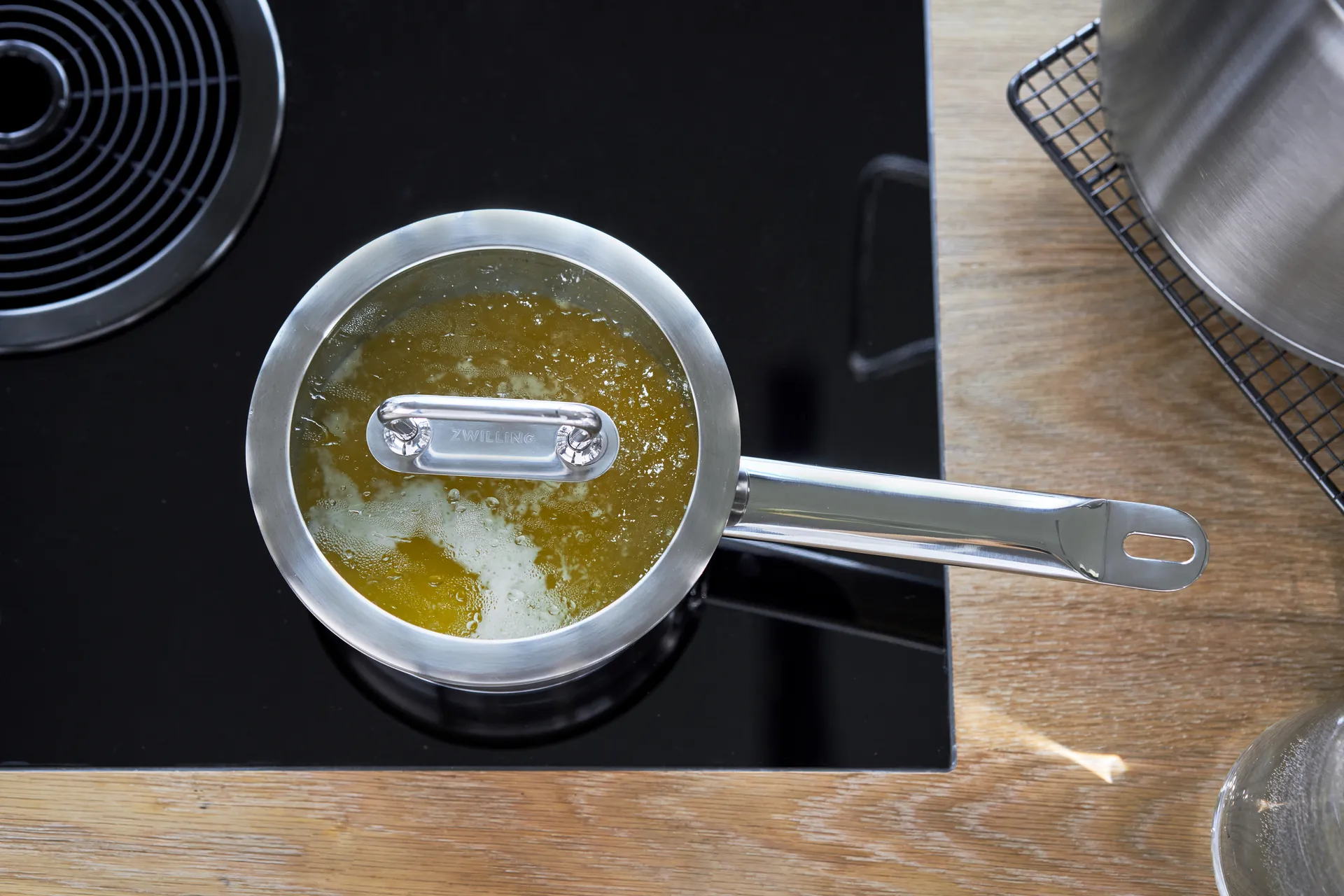 Zwilling Pro pan met glasdeksel roestvrij staal, 3,1 L Zwilling