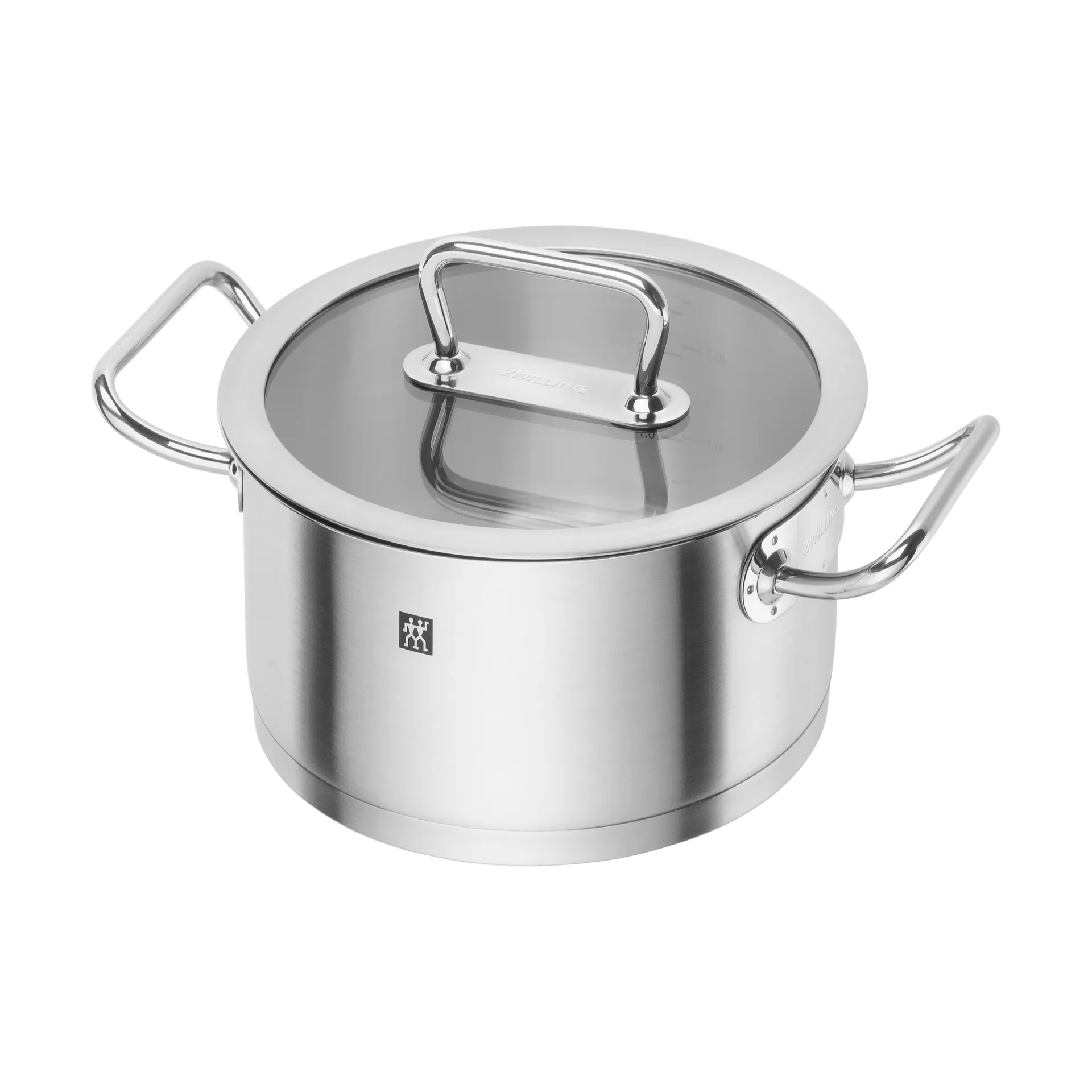 Zwilling pro pan met glazen deksel roestvrij staal, 3,1 L Zwilling
