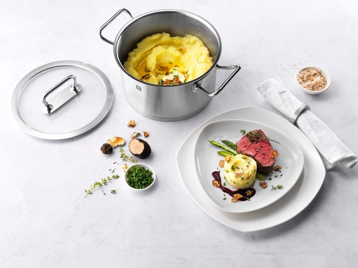 Zwilling pro pan met glazen deksel roestvrij staal, 3,1 L Zwilling