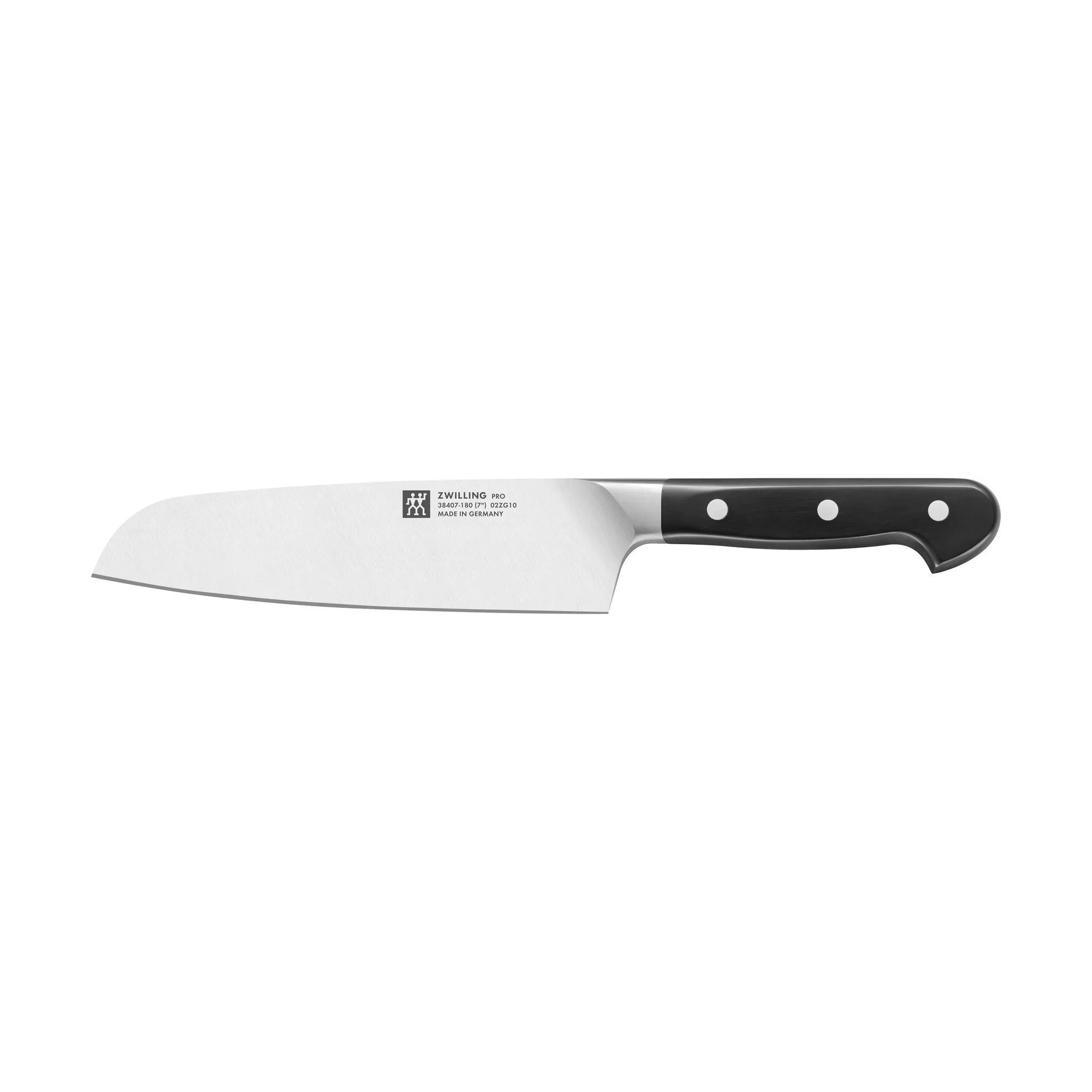 Zwilling Pro santokumes 18 cm, Zwart-roestvrij staal Zwilling