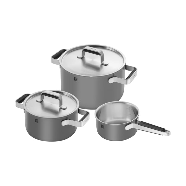 Zwilling Pure pannenset 5-delig - Grijs - Zwilling