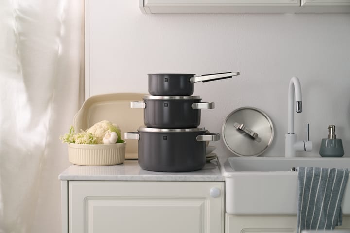 Zwilling Pure pannenset 5-delig, Grijs Zwilling