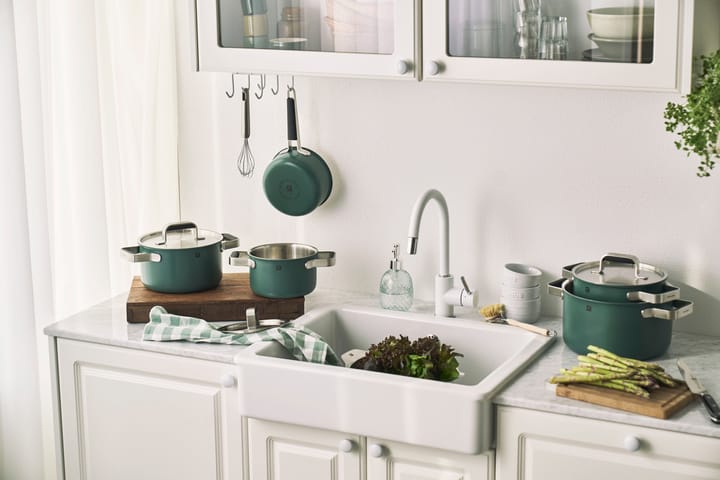 Zwilling Pure pannenset 5-delig, Groen Zwilling