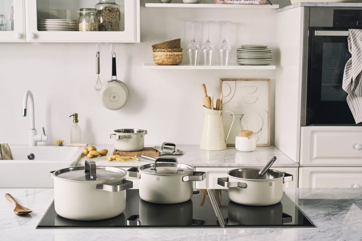 Zwilling Pure pannenset 5-delig, Ivoorwit Zwilling