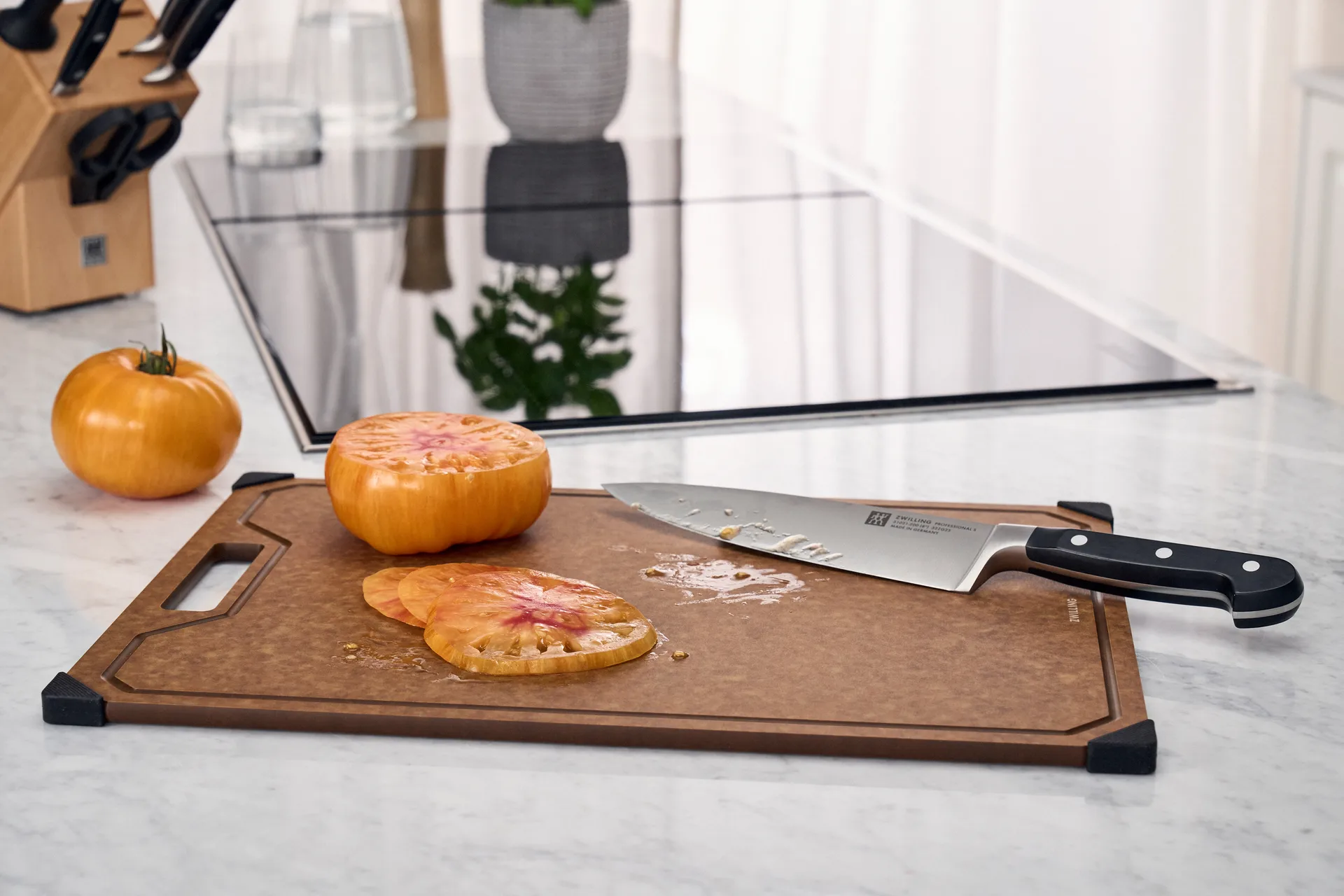 Zwilling snijplank houtvezel bruin, S Zwilling