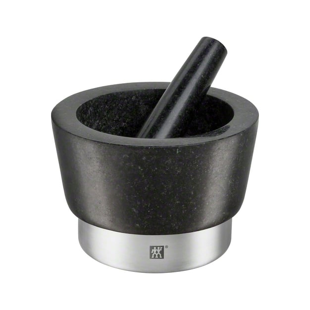 Zwilling spices vijzel zwart | Scandinavisch Interieur | Vijzels & stampers | Zilverkleurig
