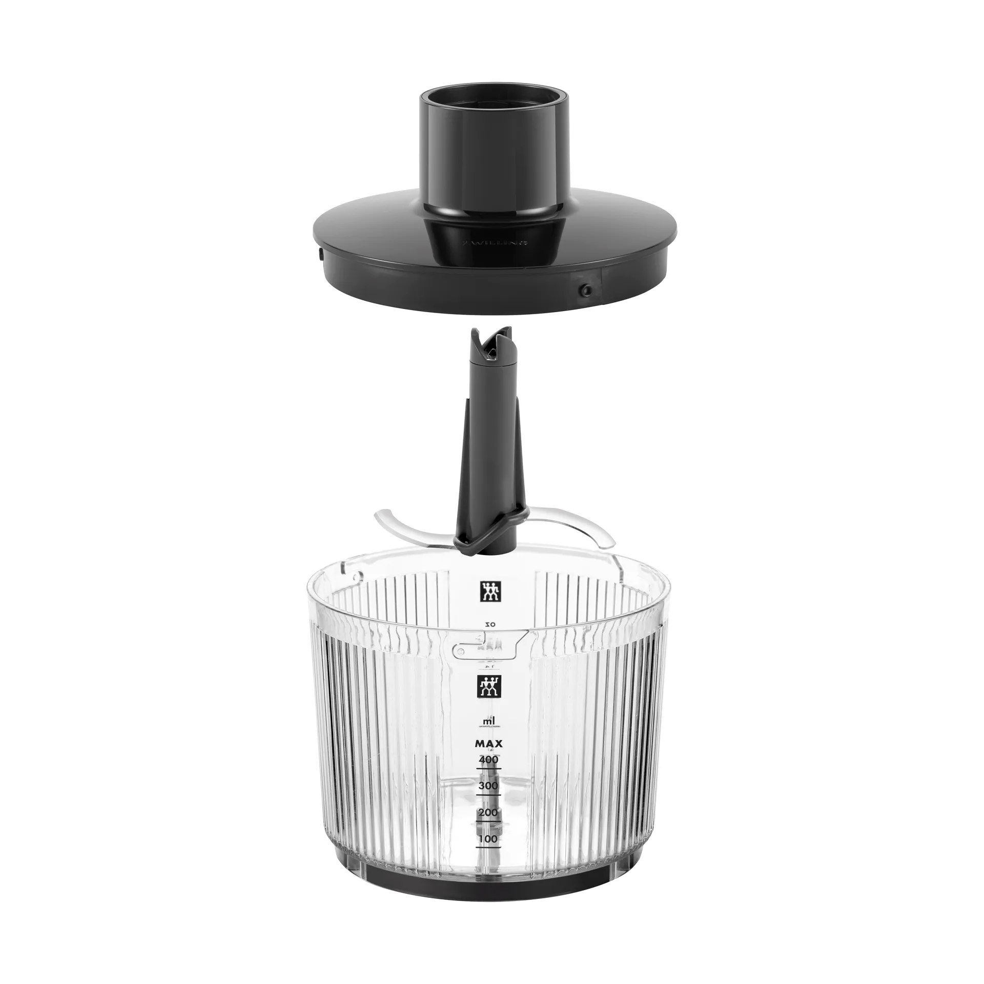 Zwilling staafmixer hakaccessoire 17,5 cm, Zwart Zwilling