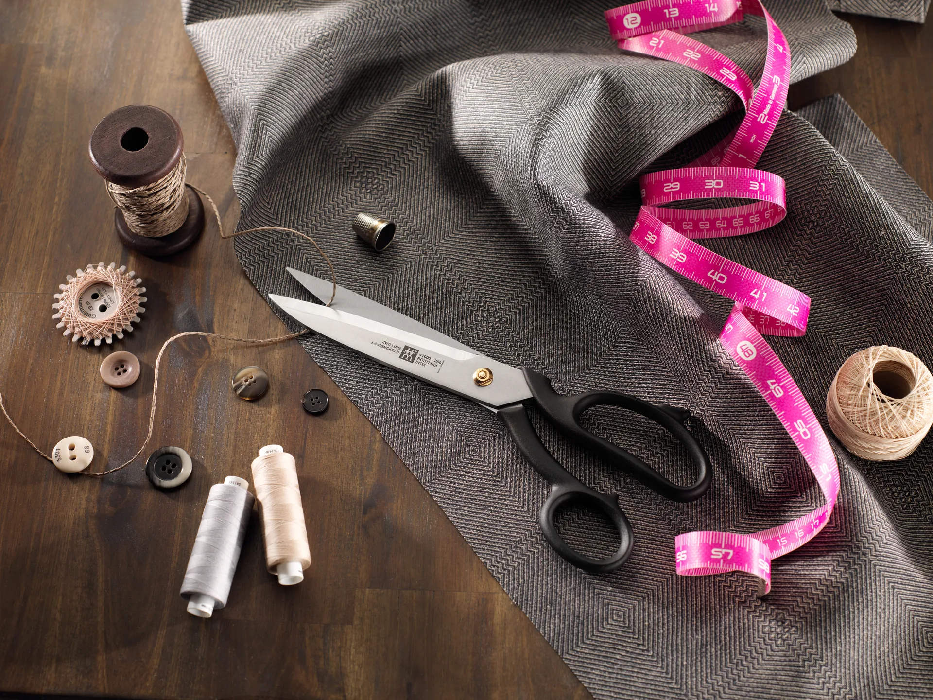 Zwilling Superfection classic textielschaar zwart, 21 cm Zwilling