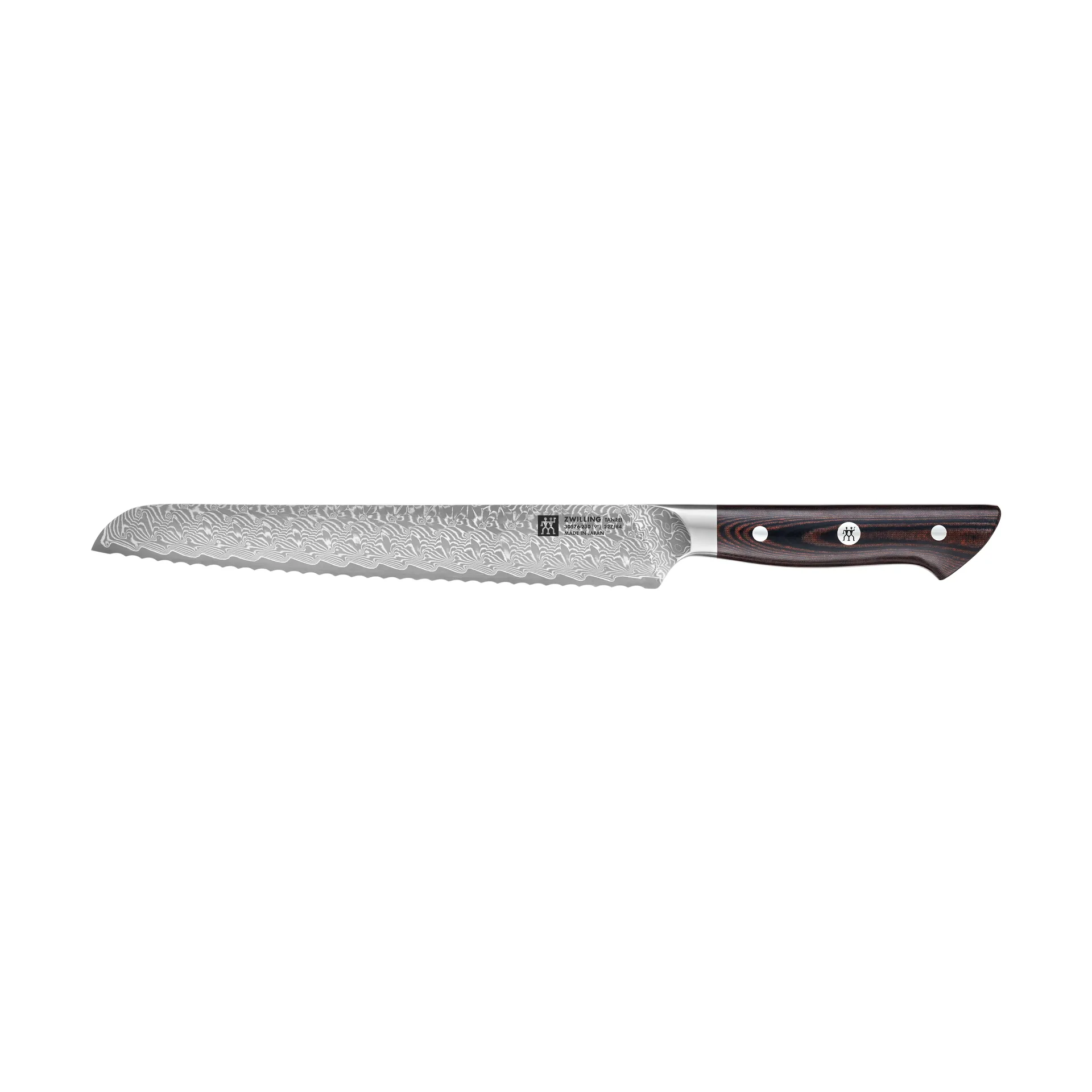 Zwilling Tanrei broodmes 23 cm, Damaskus-zwart Zwilling