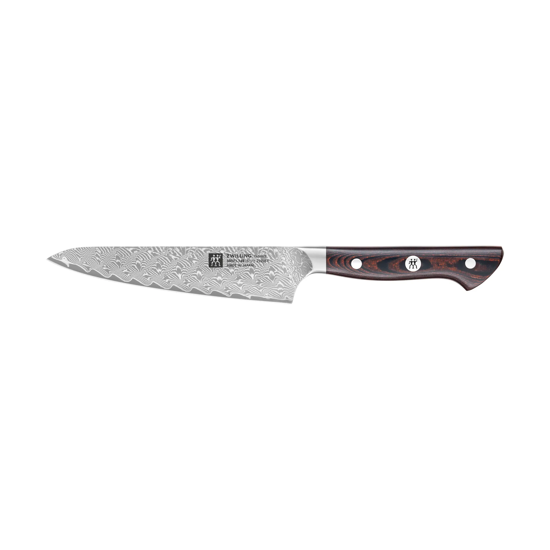 Zwilling Tanrei compact koksmes 14 cm, Damaskus-zwart Zwilling