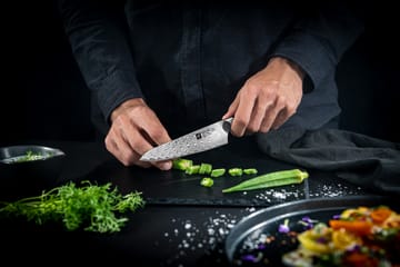 Zwilling Tanrei compact koksmes 14 cm - Damaskus-zwart - Zwilling