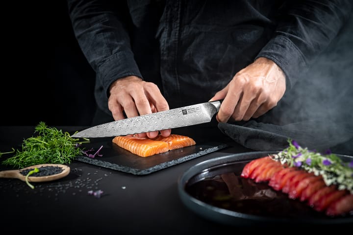 Zwilling Tanrei fileermes 23 cm, Damaskus-zwart Zwilling